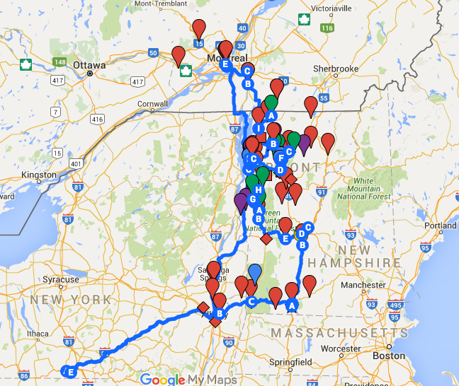 I take pride in planning out routes to maximize number of breweries and minimize distance traveled. 