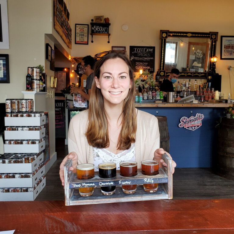 Melissa at Shmatlz Brewing Company