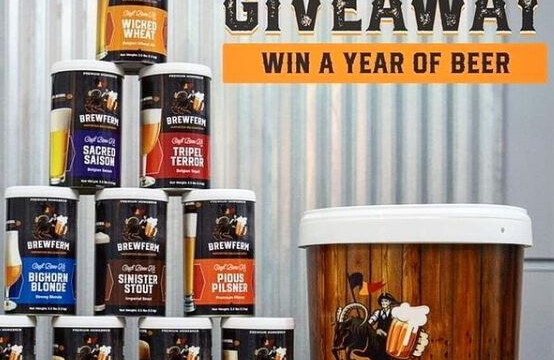 Another giveaway! This time a complete homebrew setup Brewferm