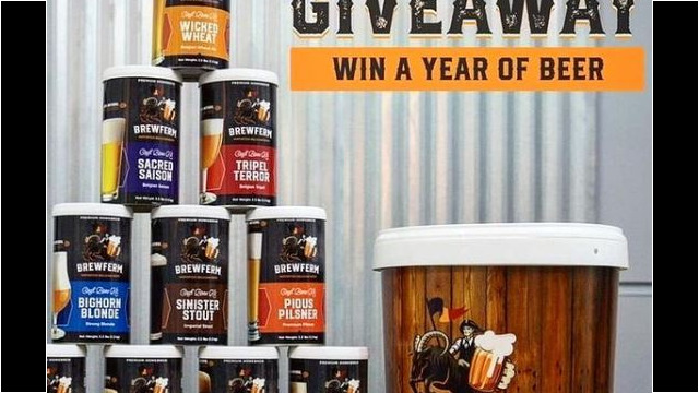 Another giveaway! This time a complete homebrew setup Brewferm