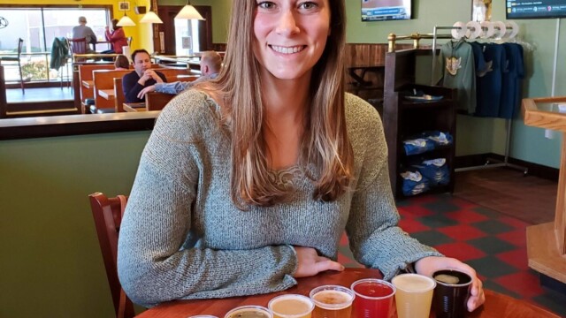 Enjoying a Delicious Flight at Warbler Melissa at Warbler