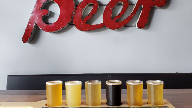 Crossroads Brewing Company Beer Flight Crossroads Brewing Company Tap Room