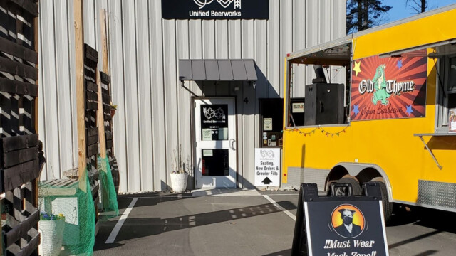 We didn't get anything from this food truck, but everyone else did. Unified Beerworks
