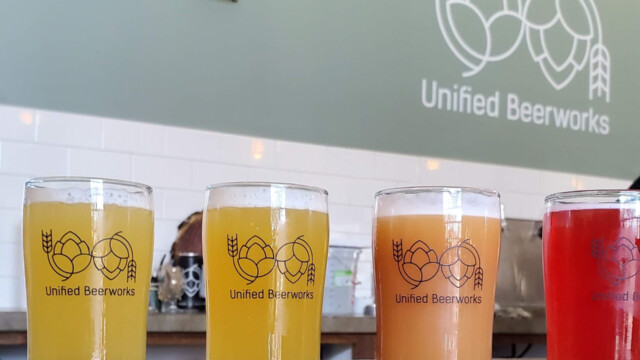 It was great to be at the bar again - such a delicious flight. Unified Beerworks Flight
