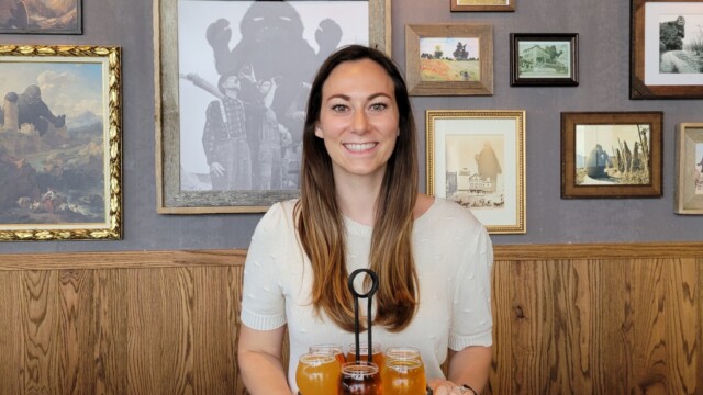 Melissa enjoying a flight at Crushed by Giants Crushed by Giants