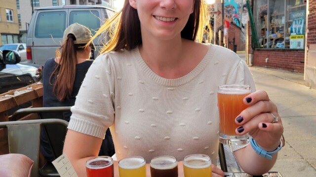 Flight at Forbidden Root Restaurant & Brewery Flight