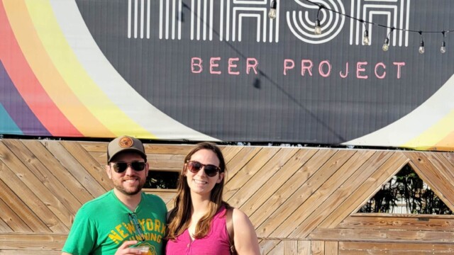 Andrew does exist! Melissa + Andrew