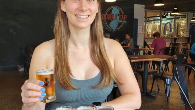 Enjoying another Morris County brewery! Melissa Double Tap