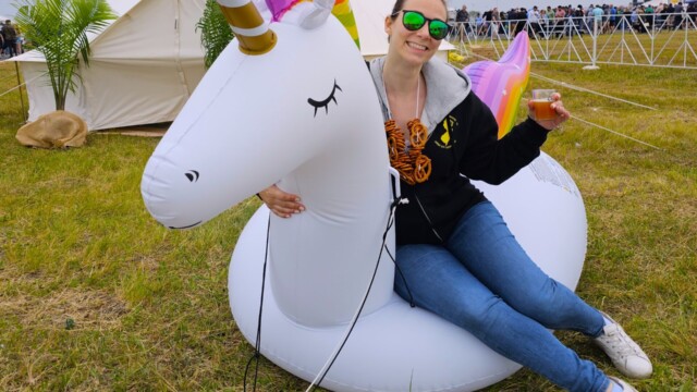 Melissa at the ACBF Melissa