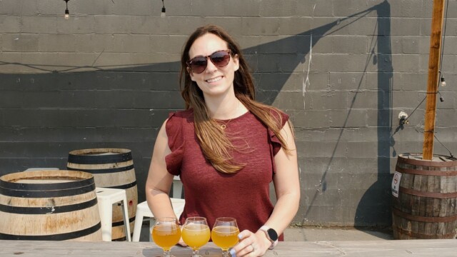 Perfect afternoon for outside beers Melissa and beers