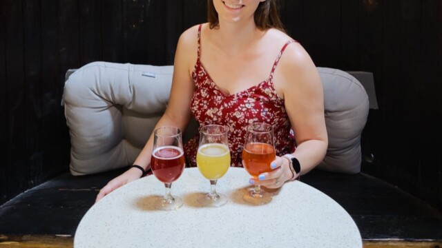 delicious pours pretty beers